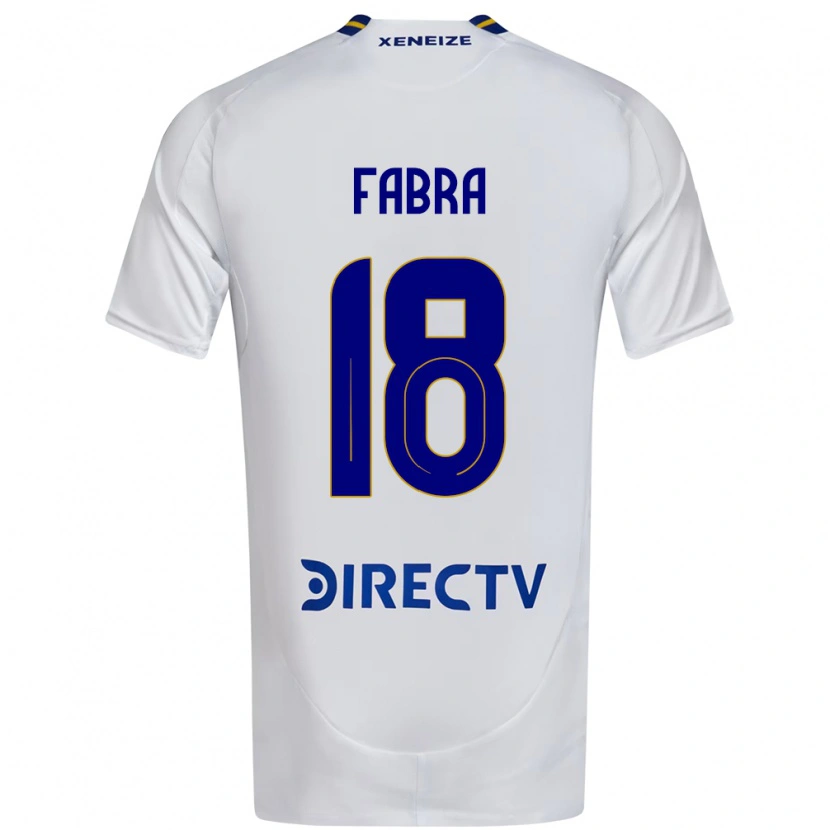 Danxen Hombre Camiseta Frank Fabra #18 Azul Real Amarillo 2ª Equipación 2025/26 La Camisa México