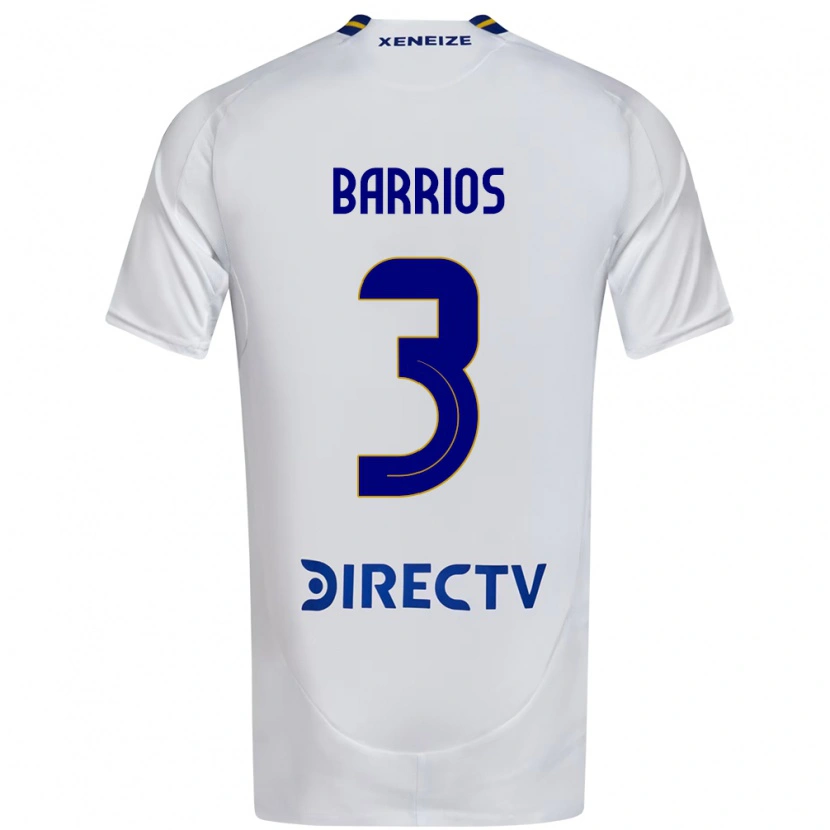 Danxen Hombre Camiseta Gabriela Barrios #3 Azul Real Amarillo 2ª Equipación 2025/26 La Camisa México