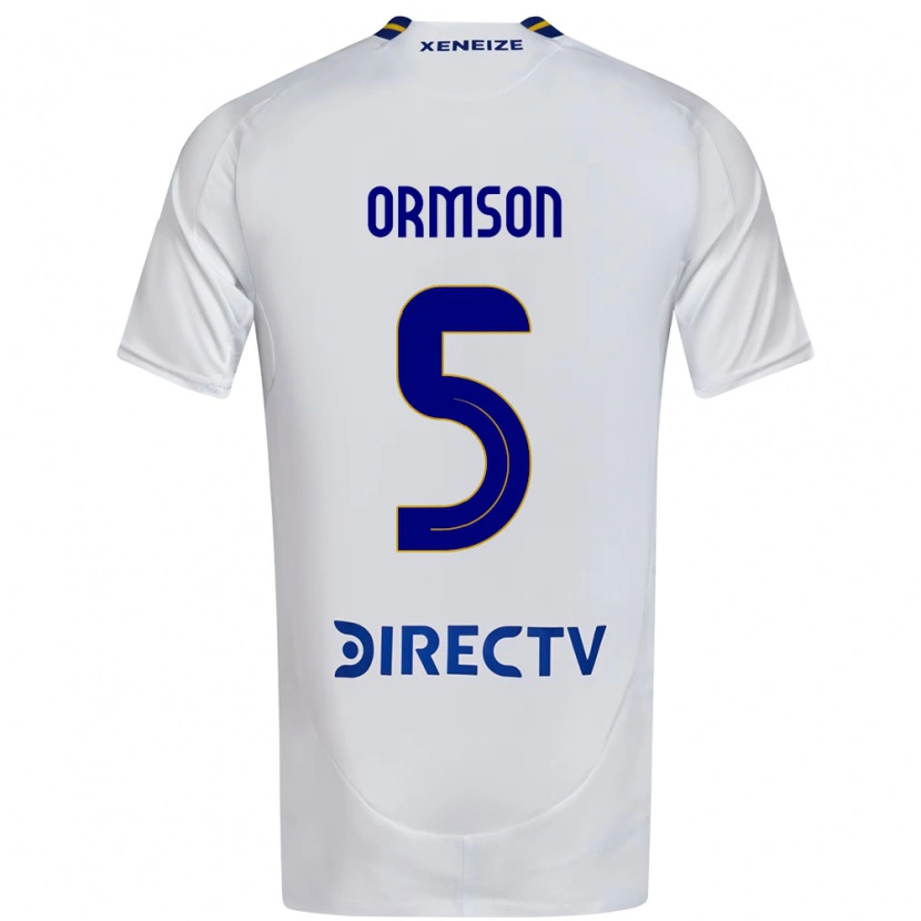 Danxen Hombre Camiseta Emily Ormson #5 Azul Real Amarillo 2ª Equipación 2025/26 La Camisa México