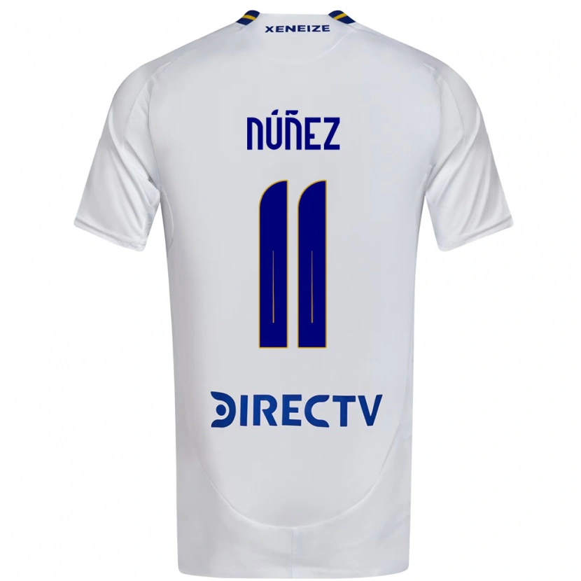 Danxen Hombre Camiseta Kishi Núñez #11 Azul Real Amarillo 2ª Equipación 2025/26 La Camisa México