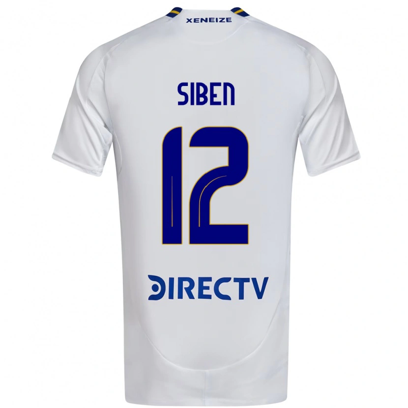 Danxen Hombre Camiseta Priscila Siben #12 Azul Real Amarillo 2ª Equipación 2025/26 La Camisa México