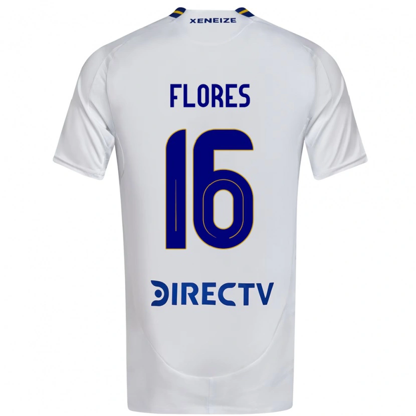 Danxen Hombre Camiseta Eugenia Flores #16 Azul Real Amarillo 2ª Equipación 2025/26 La Camisa México