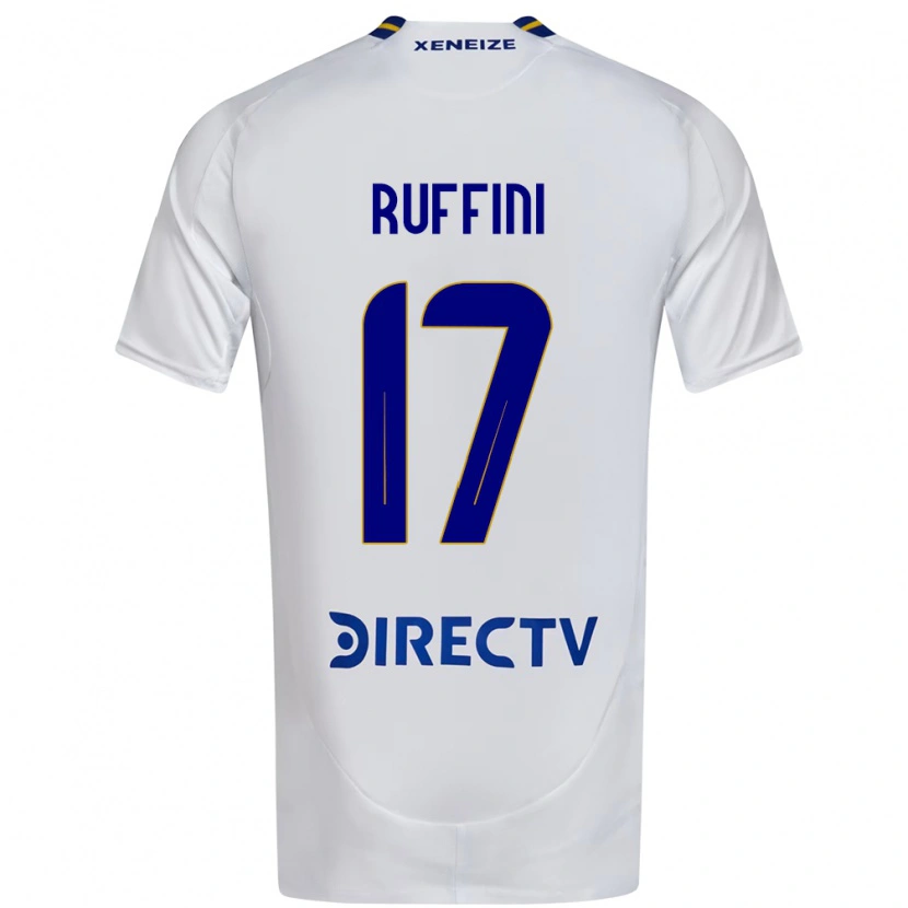 Danxen Hombre Camiseta Lola Ruffini #17 Azul Real Amarillo 2ª Equipación 2025/26 La Camisa México