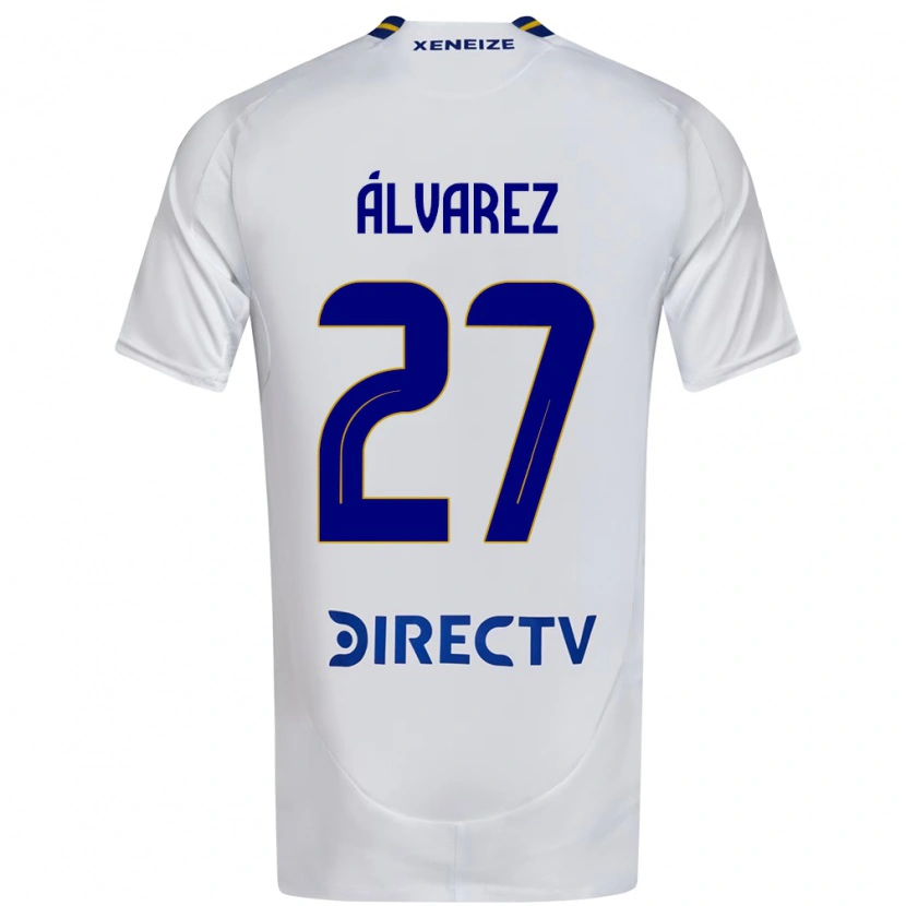 Danxen Hombre Camiseta Violeta Álvarez #27 Azul Real Amarillo 2ª Equipación 2025/26 La Camisa México