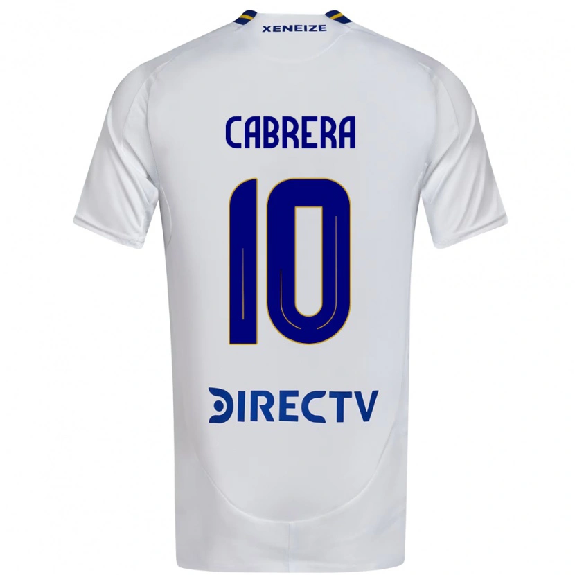Danxen Hombre Camiseta Micaela Cabrera #10 Azul Real Amarillo 2ª Equipación 2025/26 La Camisa México