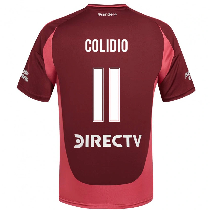 Danxen Hombre Camiseta Facundo Colidio #11 Borgoña Magenta 2ª Equipación 2025/26 La Camisa México