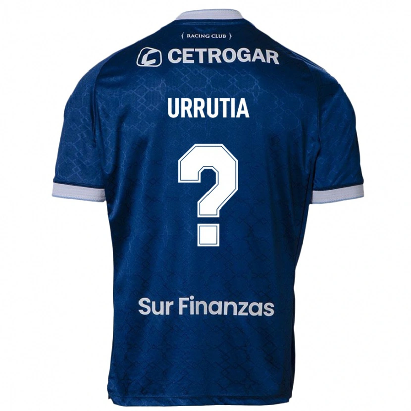Danxen Hombre Camiseta Agustín Urrutia #0 Azul Oscuro 2ª Equipación 2025/26 La Camisa México
