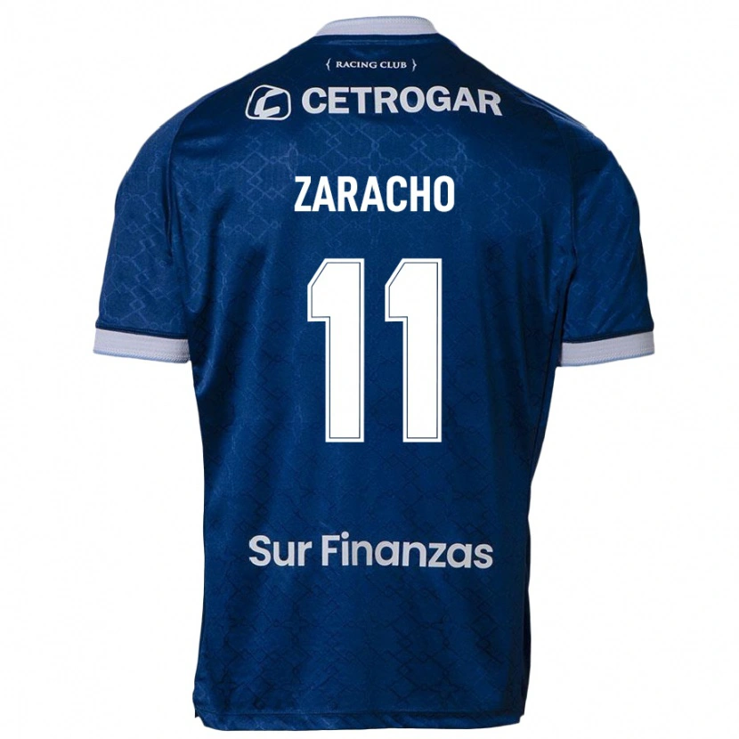Danxen Hombre Camiseta Matías Zaracho #11 Azul Celeste 2ª Equipación 2025/26 La Camisa México