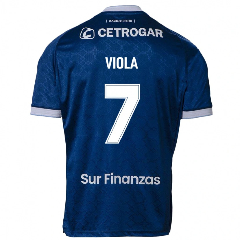 Danxen Hombre Camiseta Nazarena Viola #7 Azul Celeste 2ª Equipación 2025/26 La Camisa México