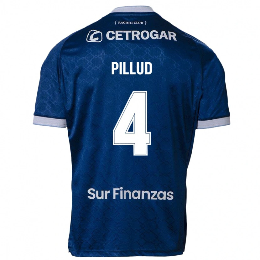 Danxen Hombre Camiseta Ivan Pillud #4 Azul Oscuro 2ª Equipación 2025/26 La Camisa México