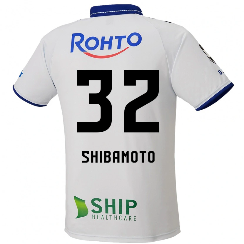 Danxen Hombre Camiseta Ren Shibamoto #32 Azul Blanco Negro 2ª Equipación 2025/26 La Camisa México
