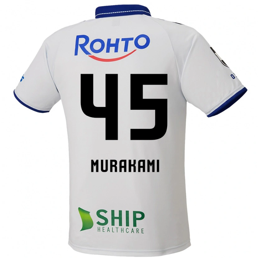 Danxen Hombre Camiseta Keishi Murakami #45 Azul Blanco Negro 2ª Equipación 2025/26 La Camisa México