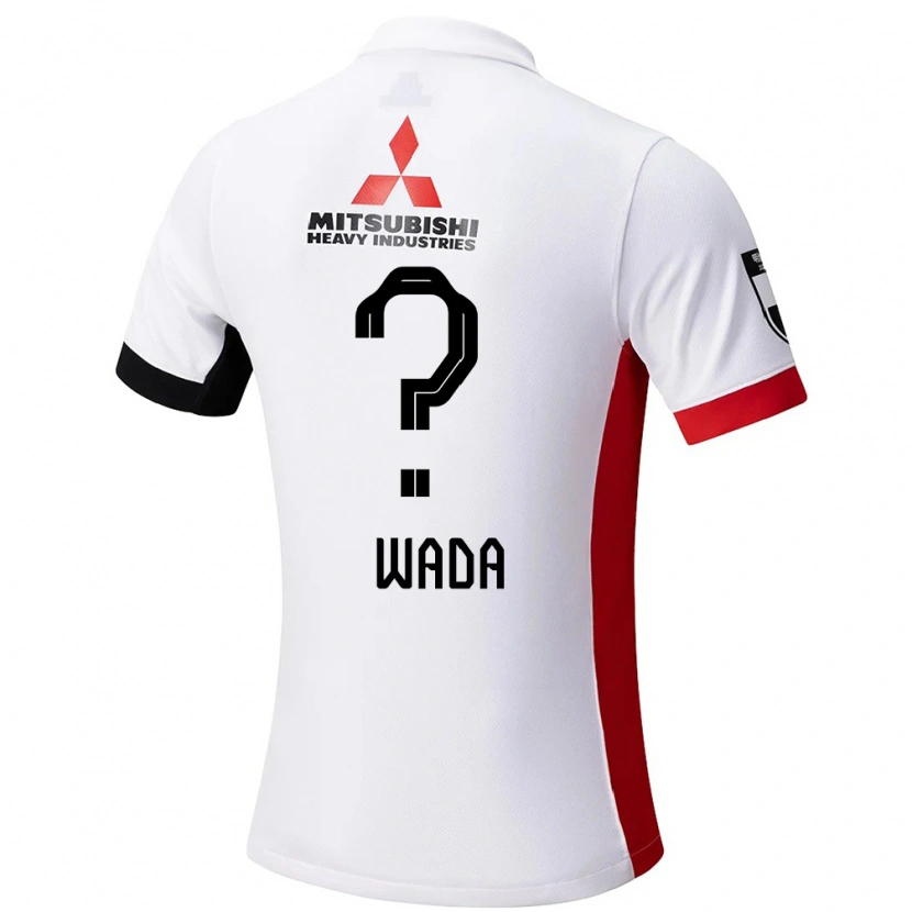 Danxen Hombre Camiseta Takeshi Wada #0 Rojo Blanco 2ª Equipación 2025/26 La Camisa México