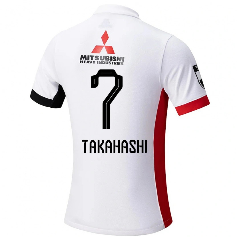 Danxen Hombre Camiseta Hana Takahashi #7 Rojo Blanco 2ª Equipación 2025/26 La Camisa México