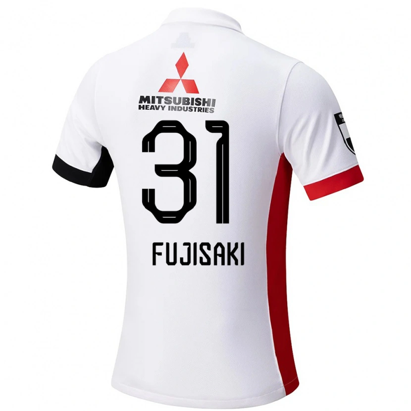 Danxen Hombre Camiseta Satoko Fujisaki #31 Blanco Negro 2ª Equipación 2025/26 La Camisa México