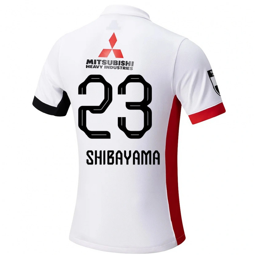 Danxen Hombre Camiseta Fumina Shibayama #23 Blanco Negro 2ª Equipación 2025/26 La Camisa México