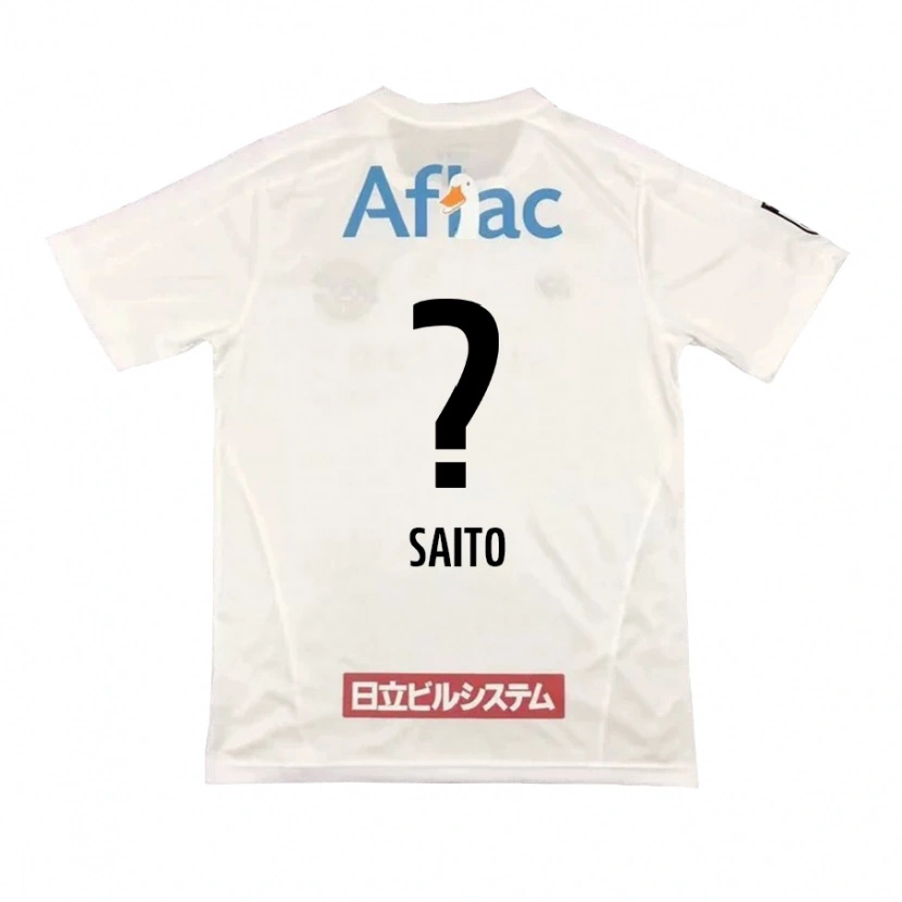 Danxen Hombre Camiseta Hikaru Saito #0 Negro Amarillo 2ª Equipación 2025/26 La Camisa México