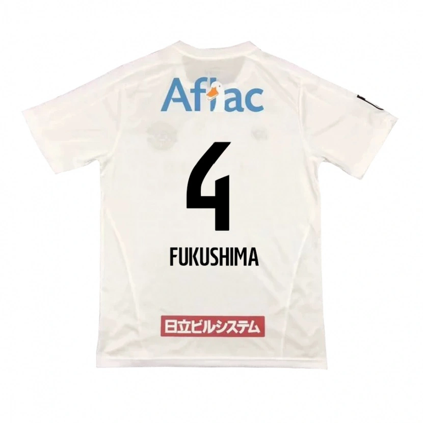 Danxen Hombre Camiseta Taiga Fukushima #4 Negro Amarillo 2ª Equipación 2025/26 La Camisa México