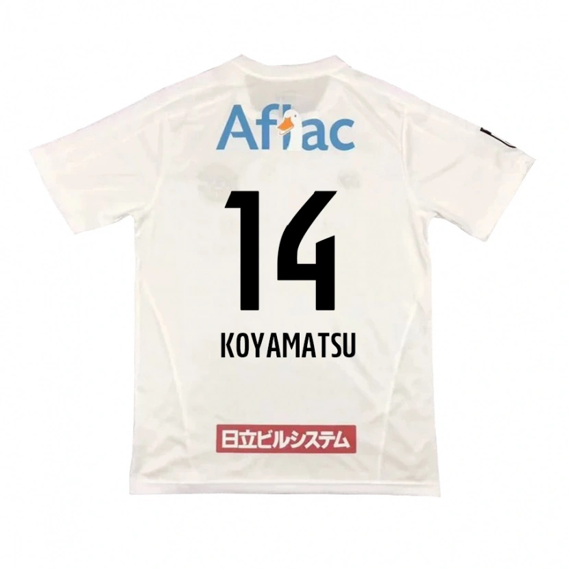 Danxen Hombre Camiseta Tomoya Koyamatsu #14 Negro Amarillo 2ª Equipación 2025/26 La Camisa México