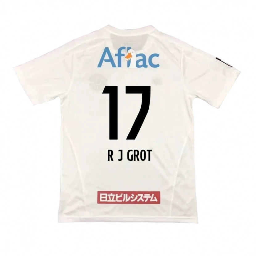 Danxen Hombre Camiseta Jay-Roy Grot #17 Negro Amarillo 2ª Equipación 2025/26 La Camisa México