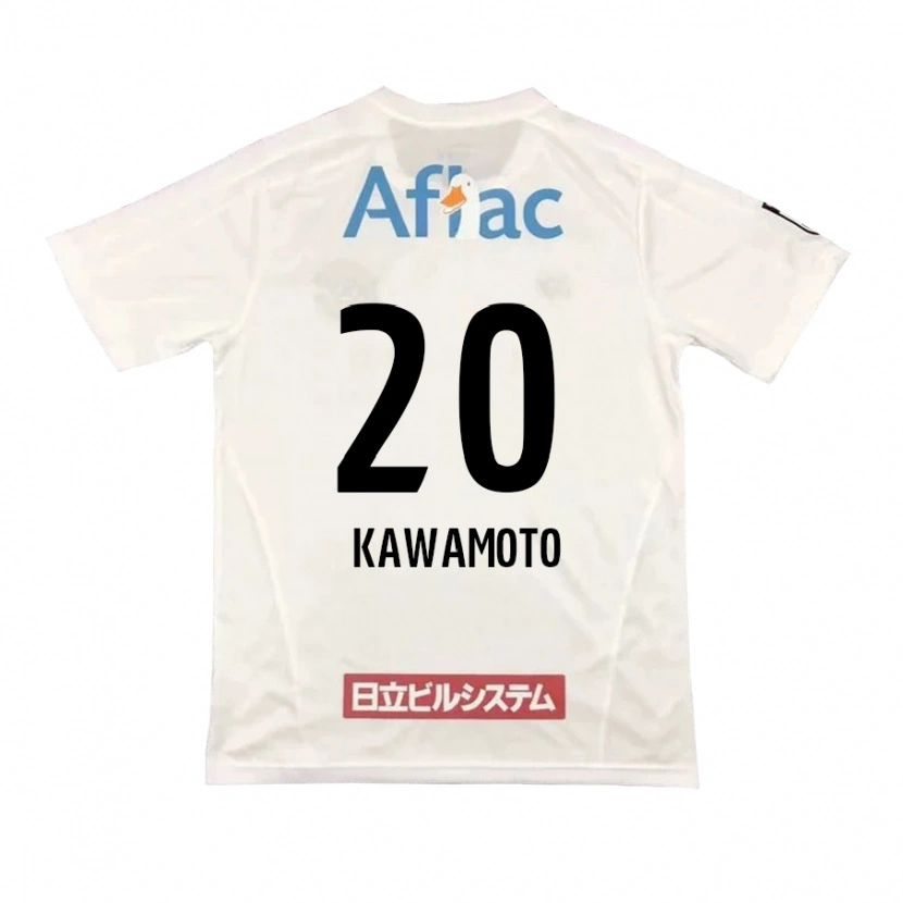 Danxen Hombre Camiseta Daizen Kawamoto #20 Gris Claro Beige 2ª Equipación 2025/26 La Camisa México