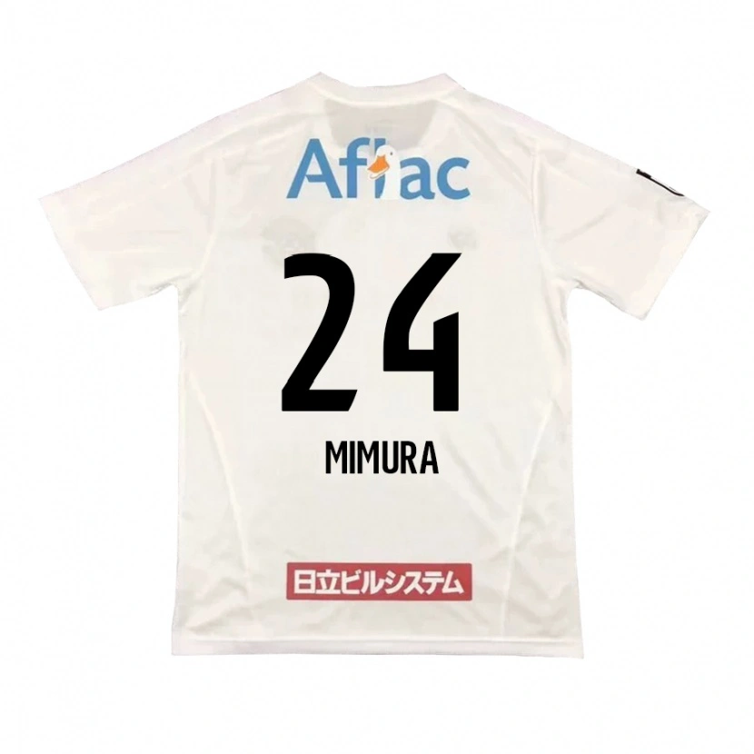 Danxen Hombre Camiseta Kaname Mimura #24 Negro Amarillo 2ª Equipación 2025/26 La Camisa México
