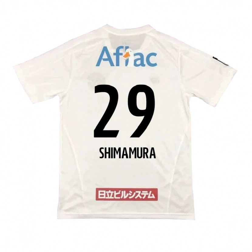 Danxen Hombre Camiseta Takuya Shimamura #29 Negro Amarillo 2ª Equipación 2025/26 La Camisa México