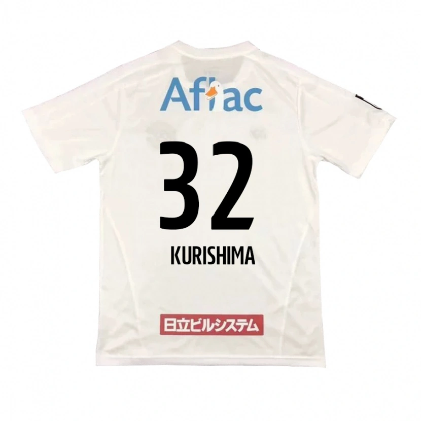 Danxen Hombre Camiseta Sota Kurishima #32 Negro Amarillo 2ª Equipación 2025/26 La Camisa México