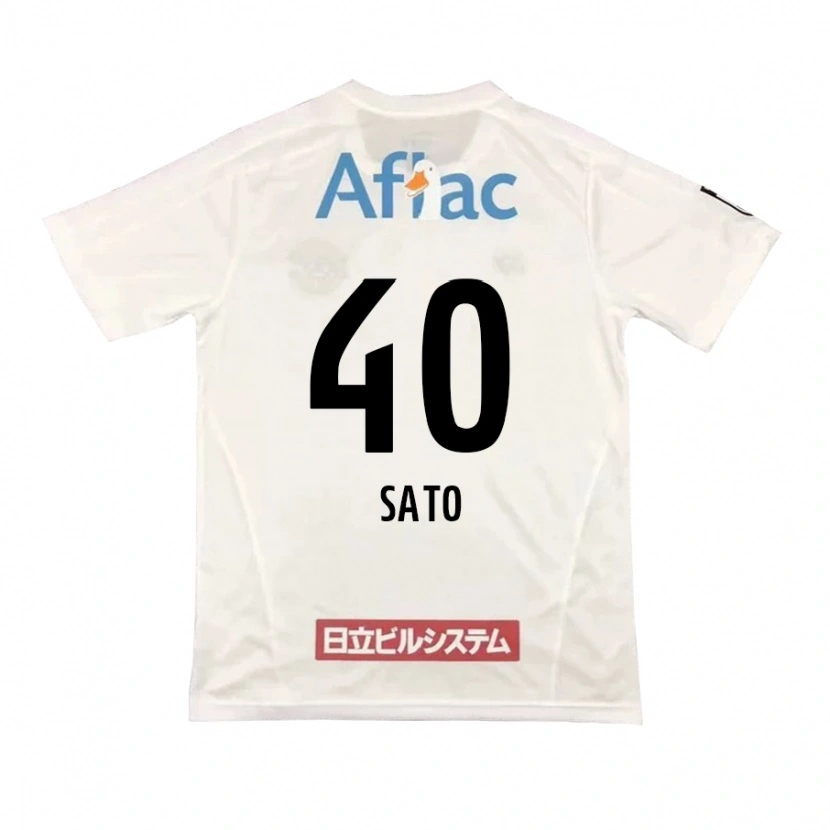 Danxen Hombre Camiseta Raku Sato #40 Negro Amarillo 2ª Equipación 2025/26 La Camisa México
