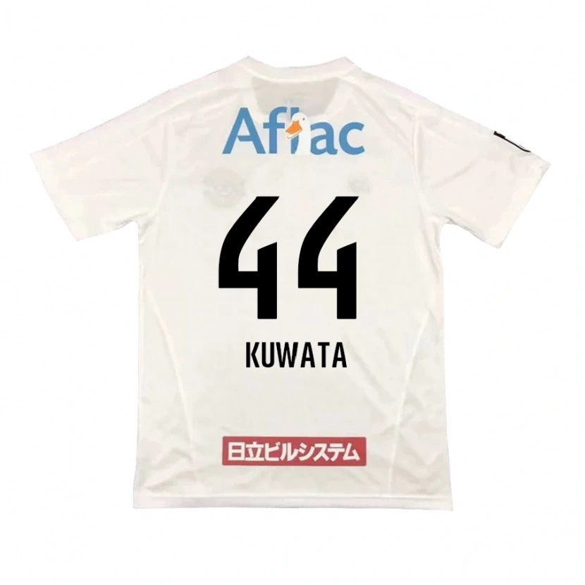 Danxen Hombre Camiseta Taisei Kuwata #44 Negro Amarillo 2ª Equipación 2025/26 La Camisa México