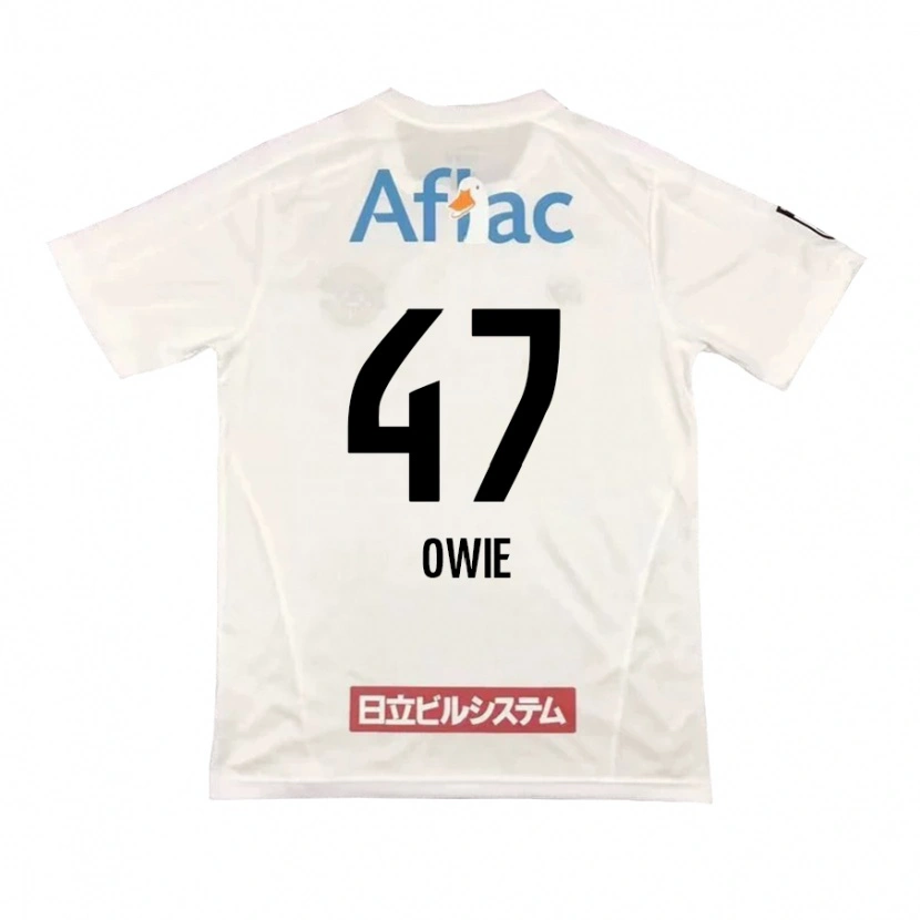 Danxen Hombre Camiseta William Owie #47 Negro Amarillo 2ª Equipación 2025/26 La Camisa México