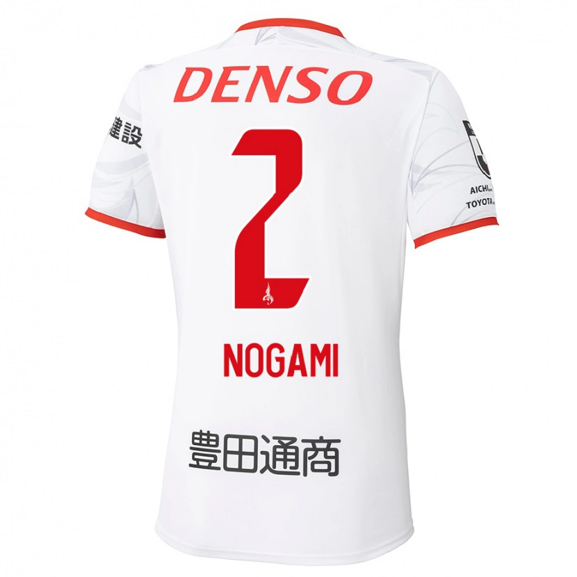Danxen Hombre Camiseta Yuki Nogami #2 Rojo Amarillo 2ª Equipación 2025/26 La Camisa México