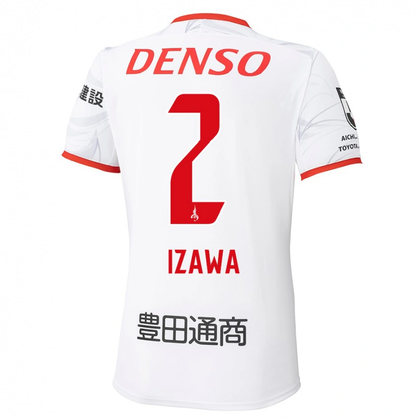 Danxen Hombre Camiseta Shuto Izawa #2 Rojo Amarillo 2ª Equipación 2025/26 La Camisa México