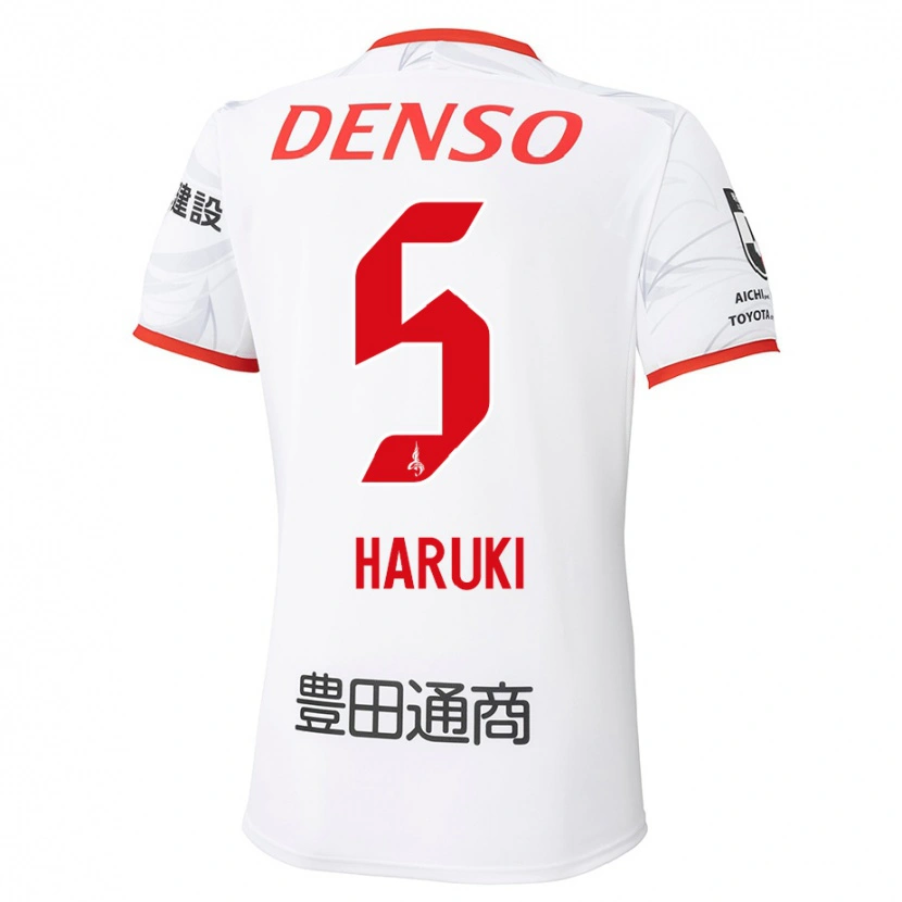Danxen Hombre Camiseta Haruki Yoshida #5 Rojo Amarillo 2ª Equipación 2025/26 La Camisa México
