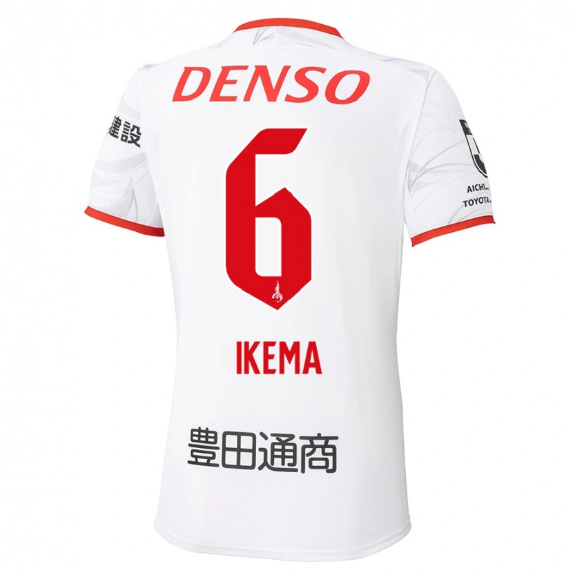 Danxen Hombre Camiseta Kano Ikema #6 Rojo Amarillo 2ª Equipación 2025/26 La Camisa México