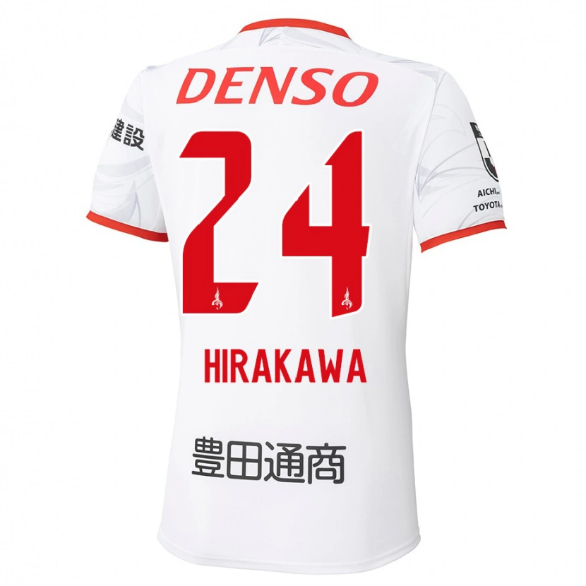 Danxen Hombre Camiseta Haruto Hirakawa #24 Rojo Amarillo 2ª Equipación 2025/26 La Camisa México