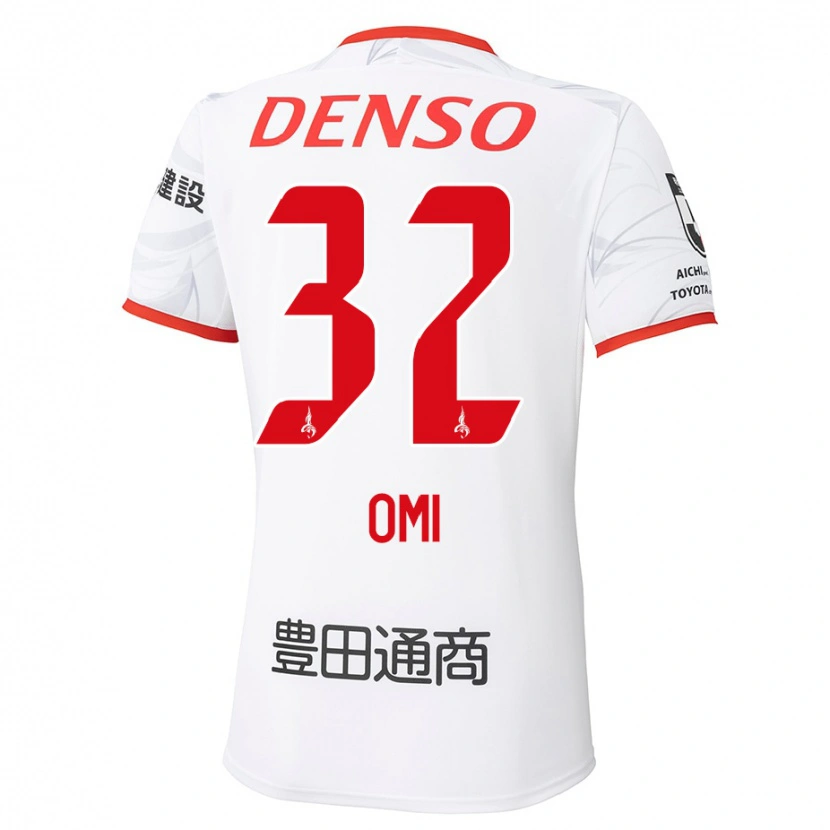 Danxen Hombre Camiseta Sanii Omi #32 Rojo Amarillo 2ª Equipación 2025/26 La Camisa México