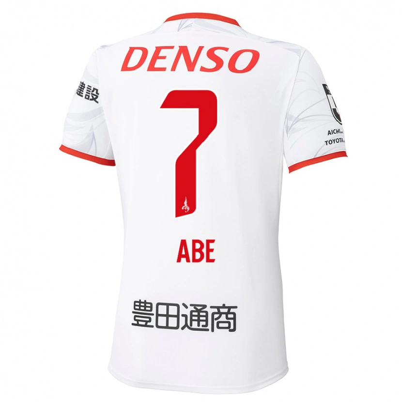 Danxen Hombre Camiseta Hiroyuki Abe #7 Rojo Amarillo 2ª Equipación 2025/26 La Camisa México