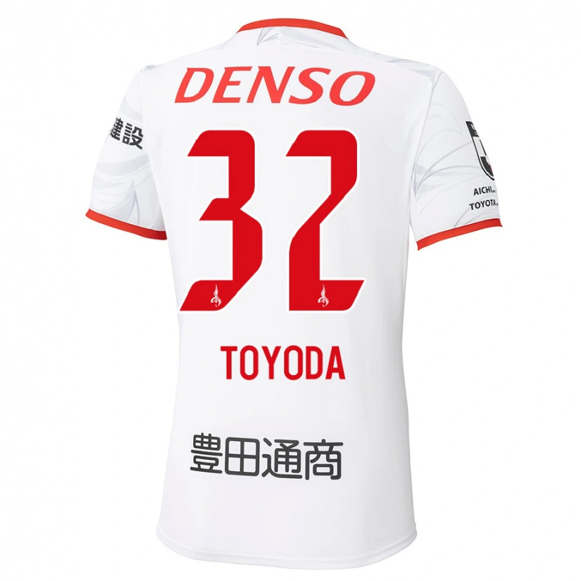 Danxen Hombre Camiseta Koki Toyoda #32 Rojo Amarillo 2ª Equipación 2025/26 La Camisa México