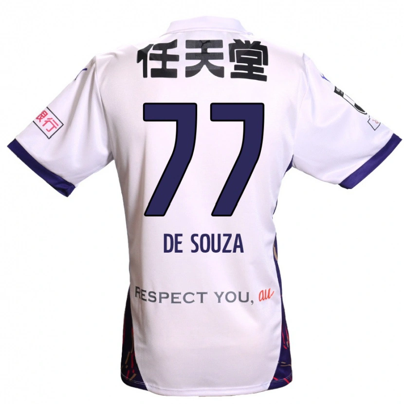 Danxen Hombre Camiseta Murilo De Souza #77 Morado Blanco Negro 2ª Equipación 2025/26 La Camisa México