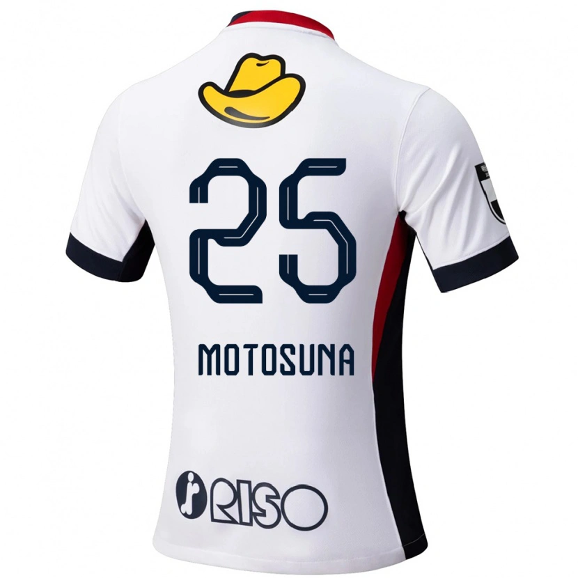 Danxen Hombre Camiseta Anthony Motosuna #25 Rojo Negro 2ª Equipación 2025/26 La Camisa México