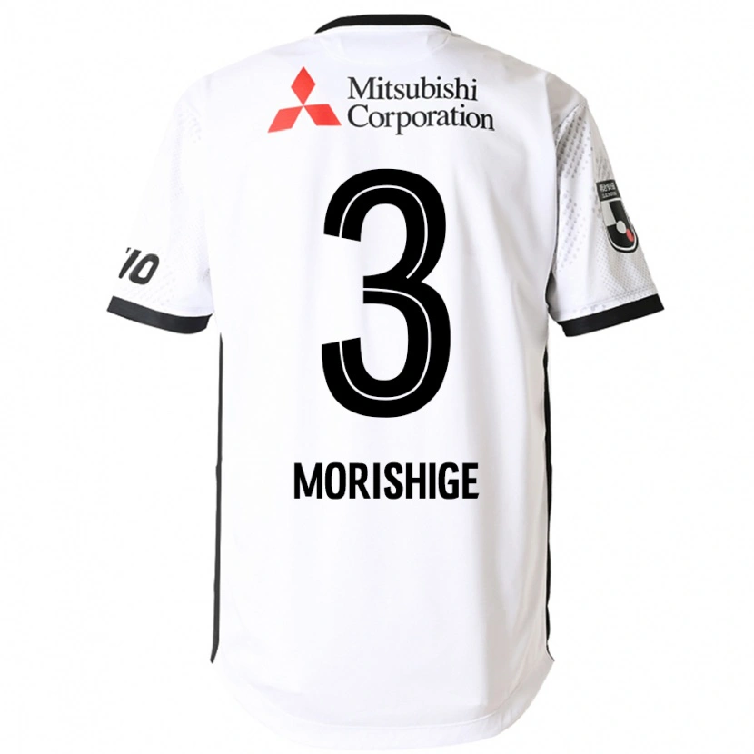 Danxen Hombre Camiseta Masato Morishige #3 Blanco Negro 2ª Equipación 2025/26 La Camisa México