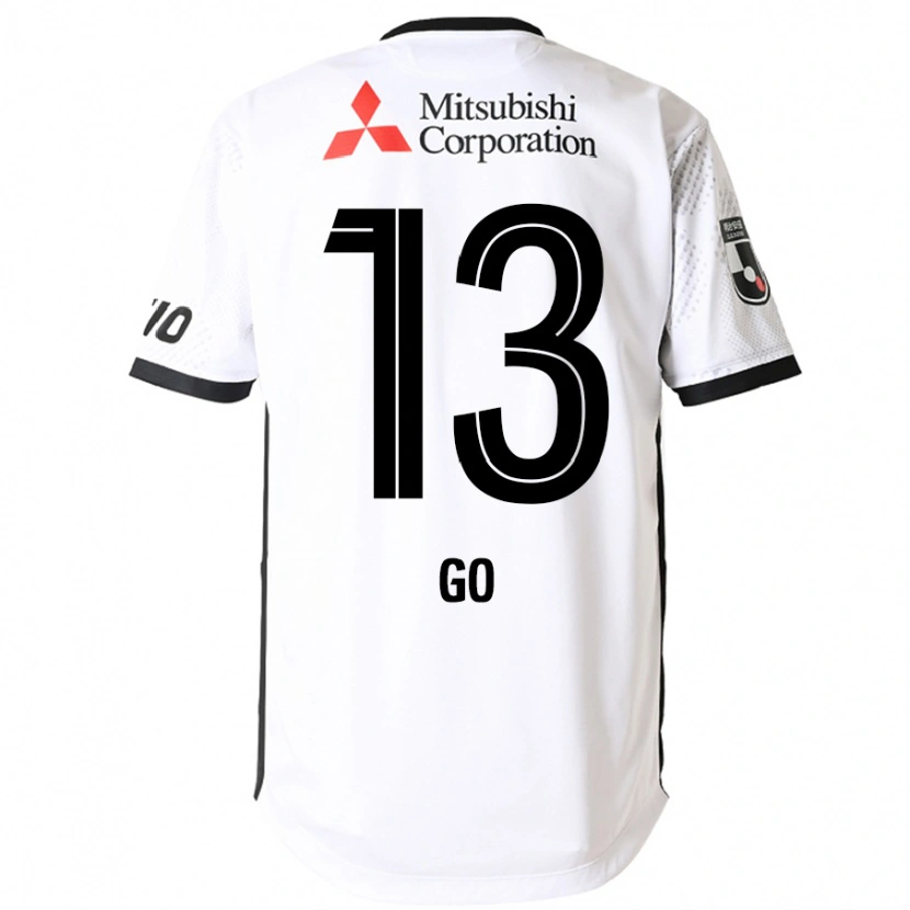 Danxen Hombre Camiseta Go Hatano #13 Blanco Negro 2ª Equipación 2025/26 La Camisa México