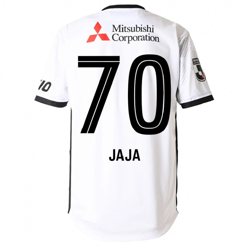 Danxen Hombre Camiseta Jája Silva #70 Blanco Negro 2ª Equipación 2025/26 La Camisa México