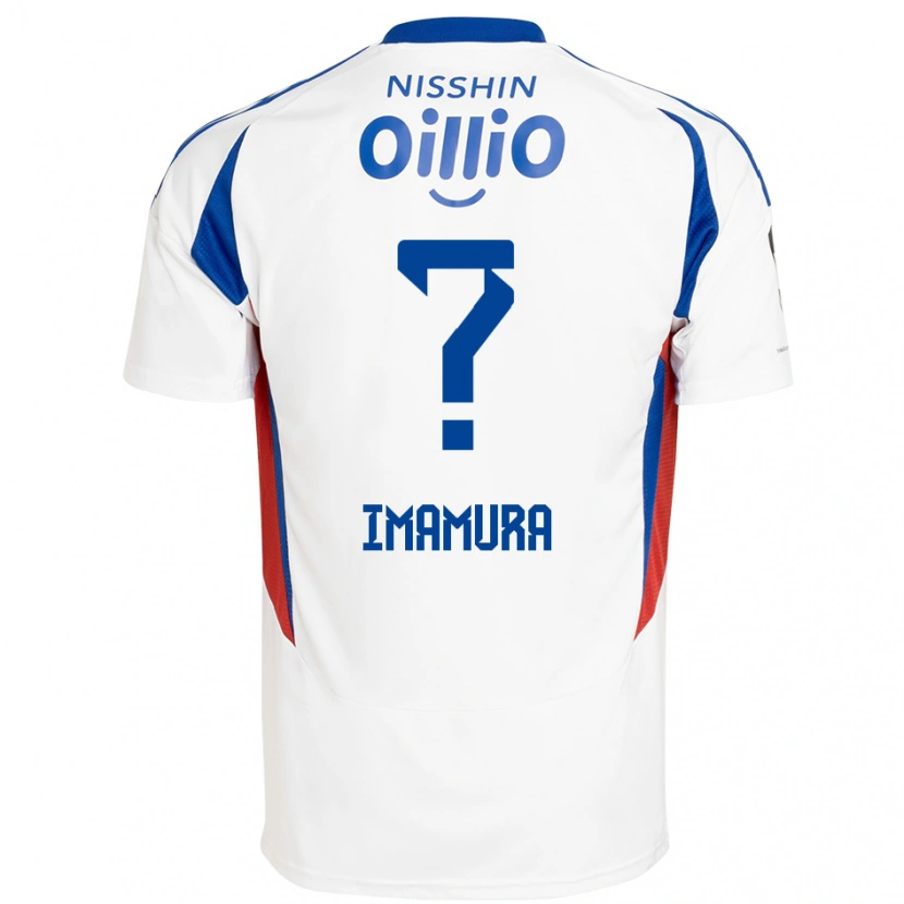 Danxen Hombre Camiseta Ryoya Imamura #0 Azul Real Blanco 2ª Equipación 2025/26 La Camisa México
