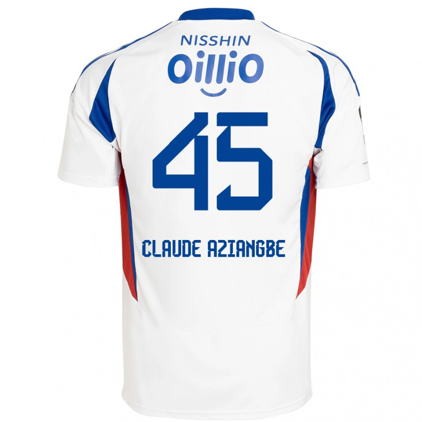 Danxen Hombre Camiseta Jean Claude #45 Azul Real Blanco 2ª Equipación 2025/26 La Camisa México