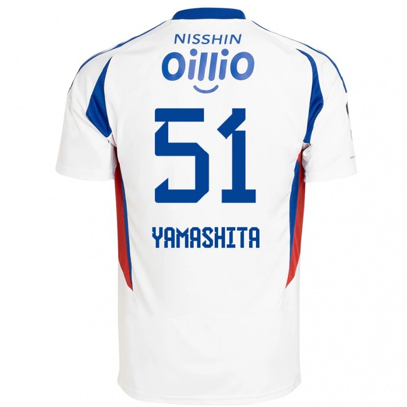 Danxen Hombre Camiseta Shoma Yamashita #51 Azul Real Blanco 2ª Equipación 2025/26 La Camisa México