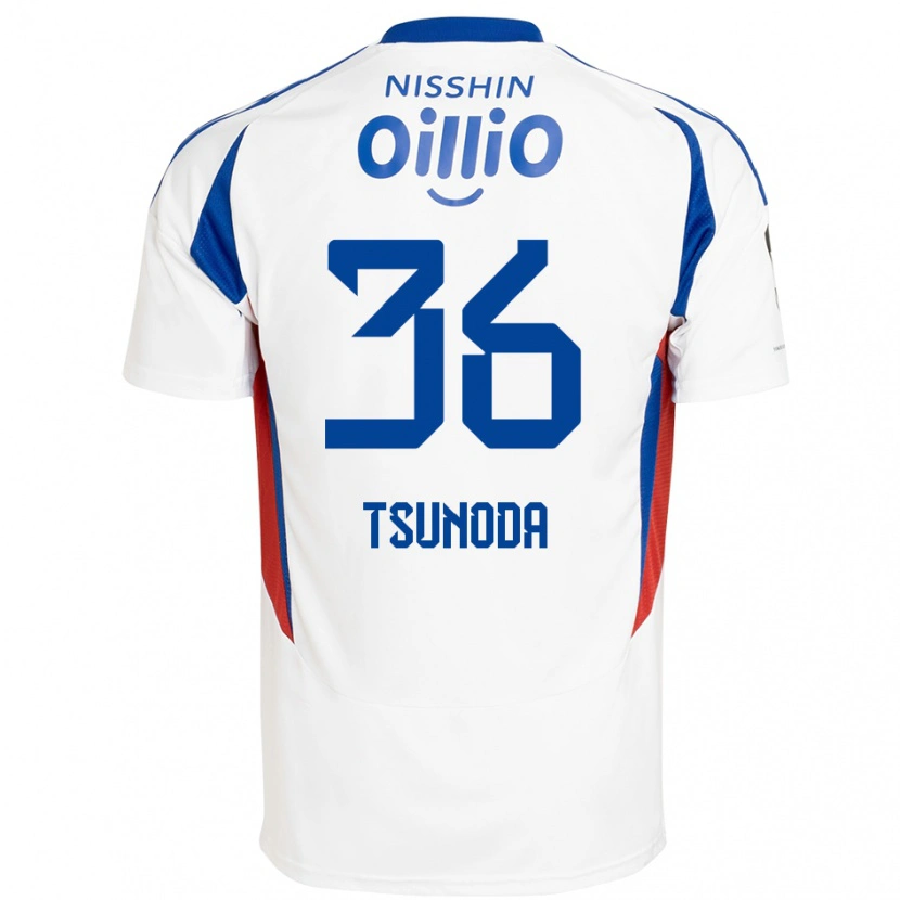 Danxen Hombre Camiseta Ryotaro Tsunoda #36 Azul Real Blanco 2ª Equipación 2025/26 La Camisa México