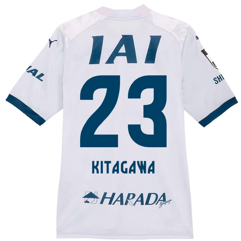 Danxen Hombre Camiseta Koya Kitagawa #23 Blanco Azul Real 2ª Equipación 2025/26 La Camisa México