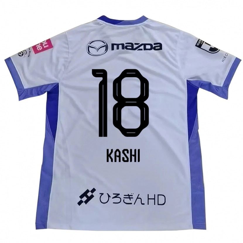 Danxen Hombre Camiseta Yoshifumi Kashiwa #18 Blanco Naranja 2ª Equipación 2025/26 La Camisa México